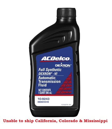 Full Synthetic Automatic Transmission Fluid 1 Quart 6 Pack Z808