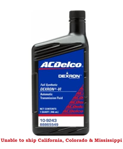 Full Synthetic Automatic Transmission Fluid 1 Quart 6 Pack Z808