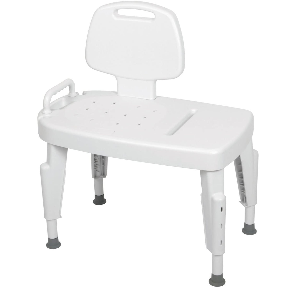 Universal Transfer Bench for Bathtubs & Showers, 350lb Weight Capacity, Adjustable Legs Y30710