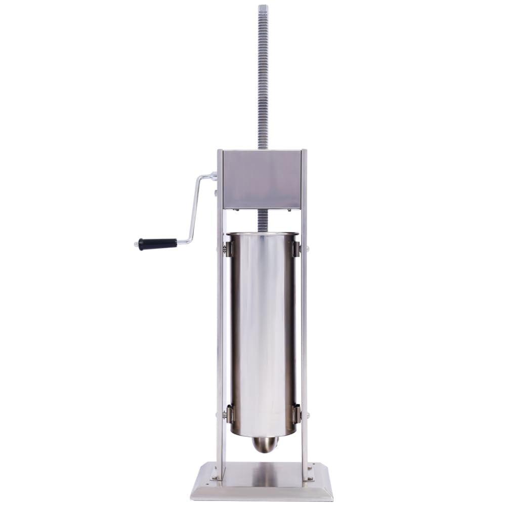 Manual Stainless Steel Sausage Stuffing Machine with 4 Filling Tubes N976437