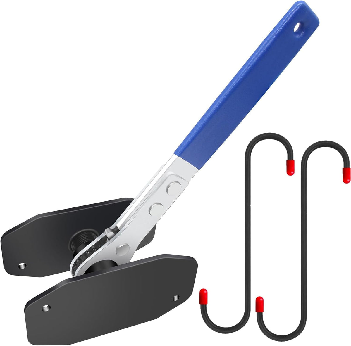 Brake Caliper Compression Tool with 2 Hooks & 360° Rotating Ratchet M5575
