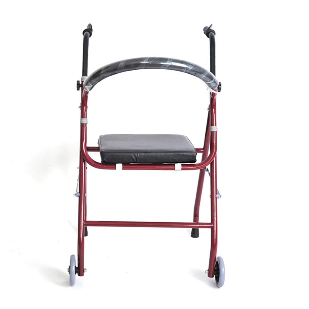 Foldable Four Wheeled Lightweight Walker with Armrest V95142