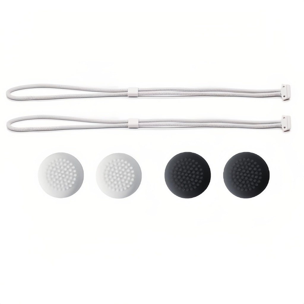 2 PCS Replacement Hand Straps with 2 Pair Thumb Grip Caps Y3187