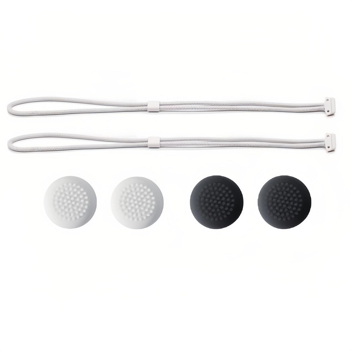 2 PCS Replacement Hand Straps with 2 Pair Thumb Grip Caps Y3187