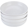 Pasta Bowls Set of 4, 35 Oz Ceramic White Salad Bowls U540859