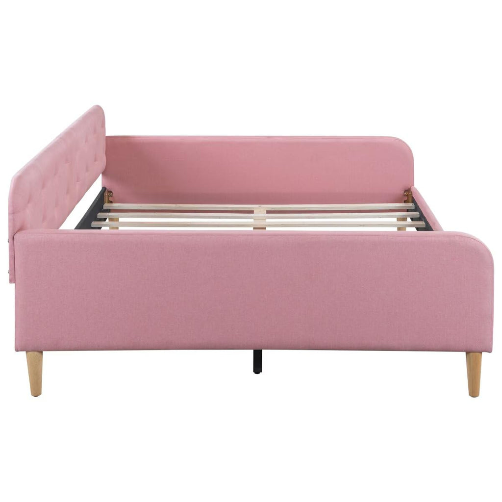 Pink Twin Size Upholstered Daybed B629807
