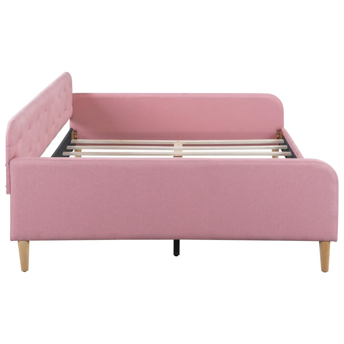 Pink Twin Size Upholstered Daybed B629807