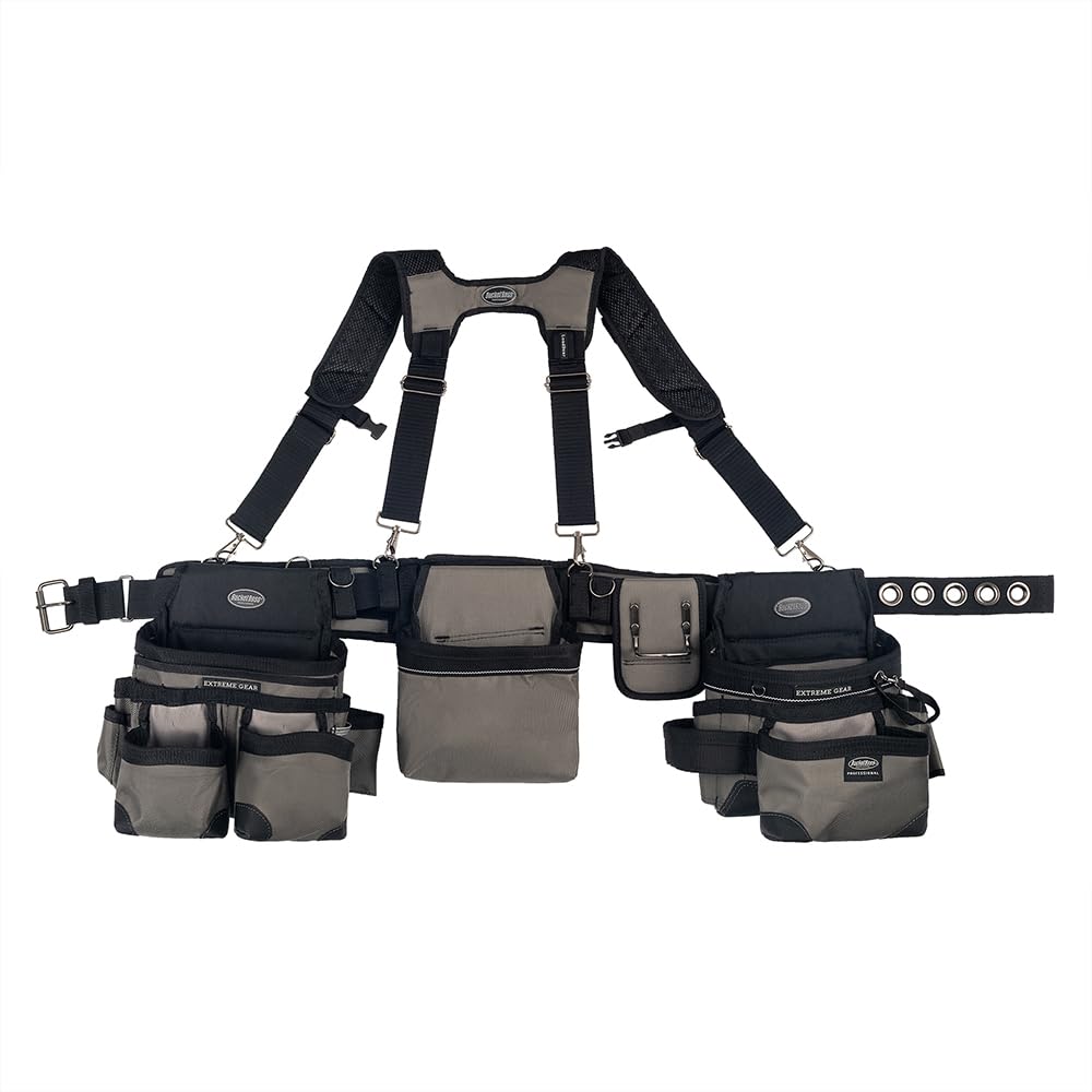 3 Bag Tool Belt with Suspenders J886