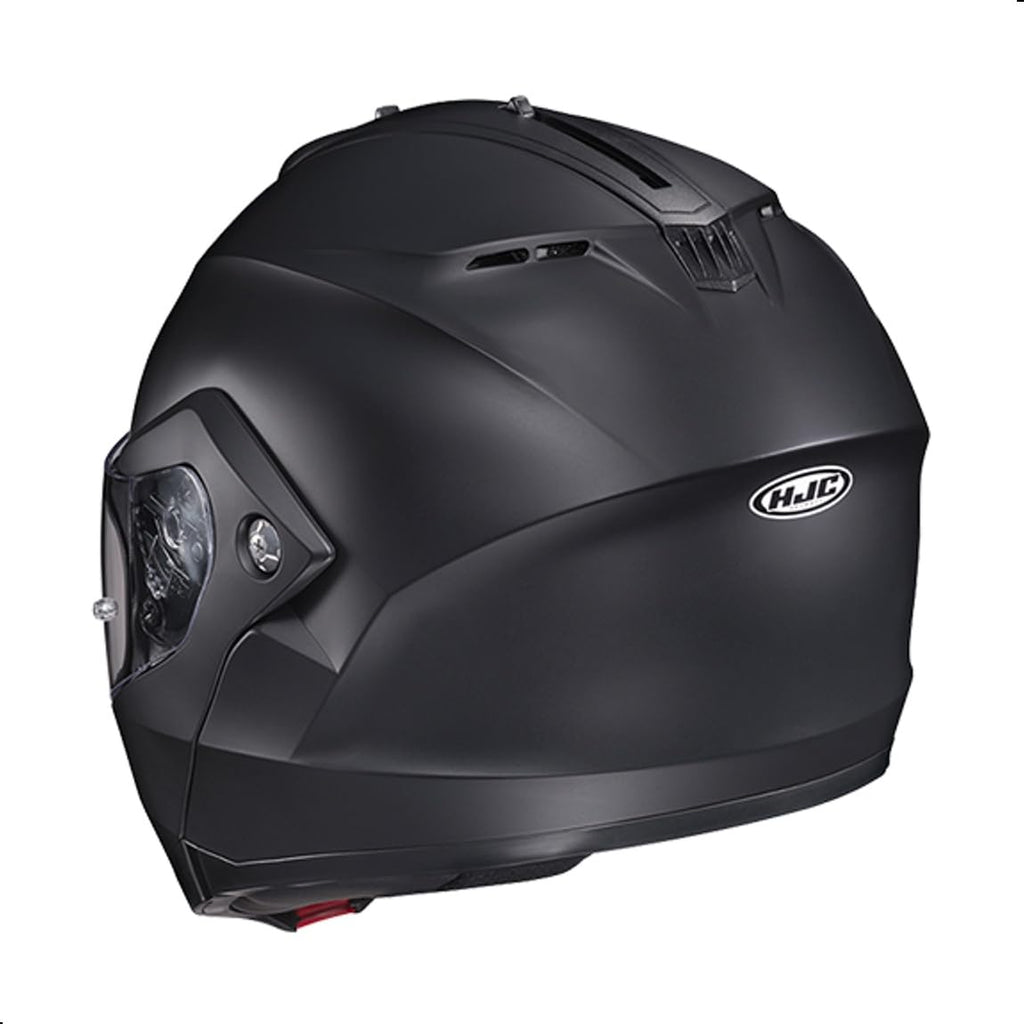 Solid Modular Motorcycle Helmet with Pinlock Shield DOT Approved Semi Flat Black X-Large V955