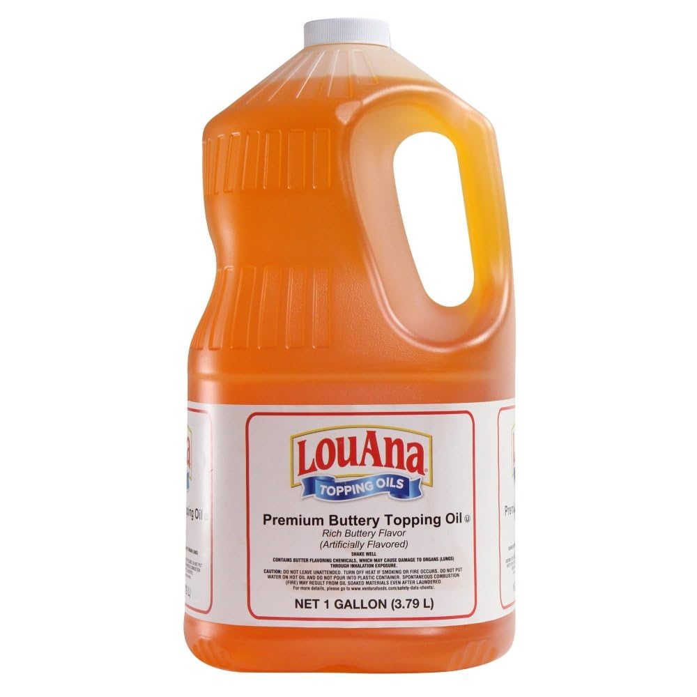 Buttery Popcorn Topping Oil 1 Gallon Jug D248260