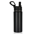 18oz Insulated Stainless Steel Kids Water Bottle with Straw Lid M11397