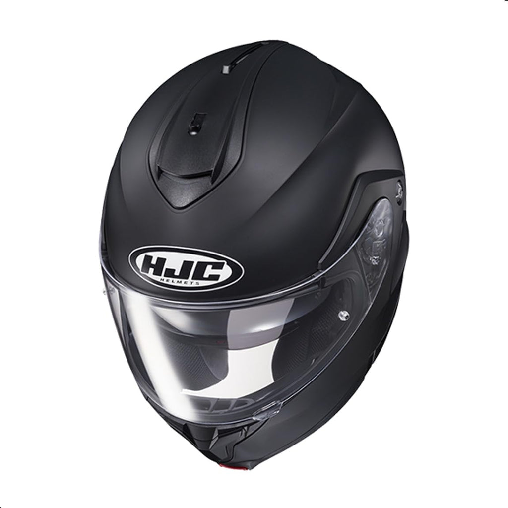Solid Modular Motorcycle Helmet with Pinlock Shield DOT Approved Semi Flat Black X-Large V955