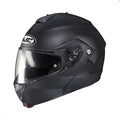 Solid Modular Motorcycle Helmet with Pinlock Shield DOT Approved Semi Flat Black X-Large V955