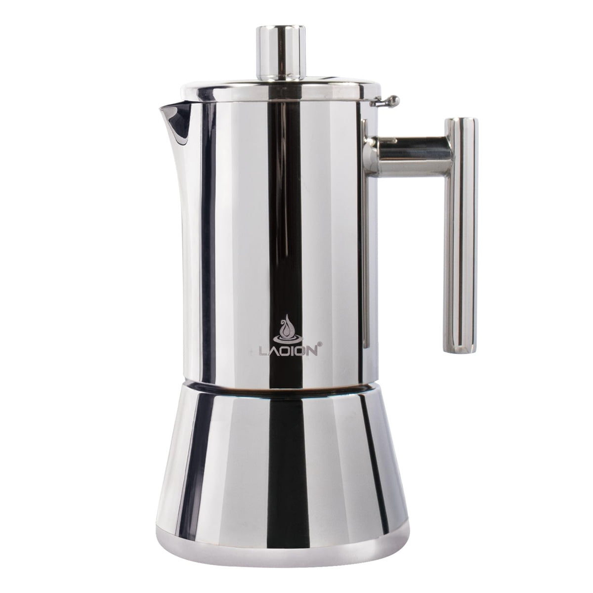 6 Cup Stainless Steel Stovetop Espresso Maker W761