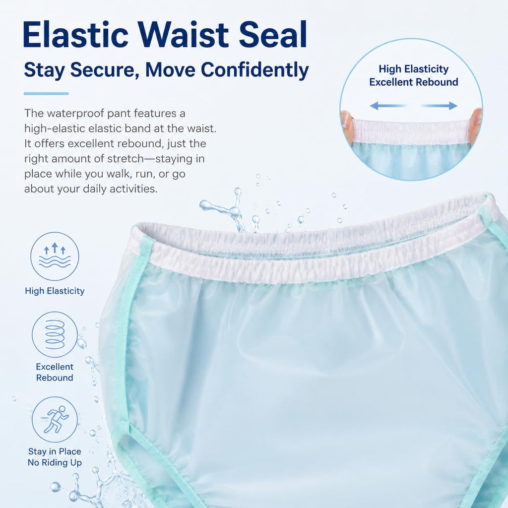 Plastic Waterproof Incontinence Underwear Size XL Z152268