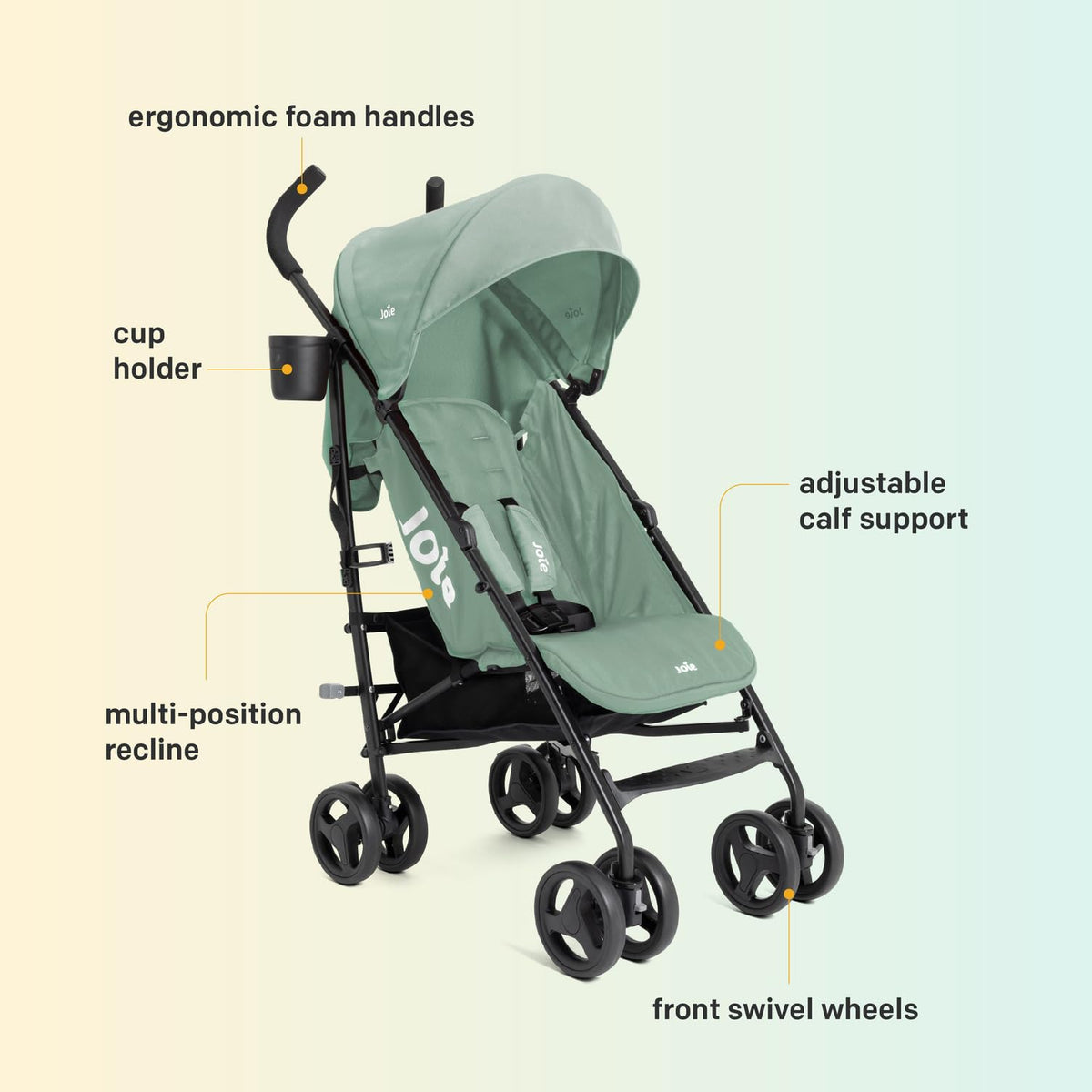 Lightweight Compact Reclining Umbrella Stroller Y20474