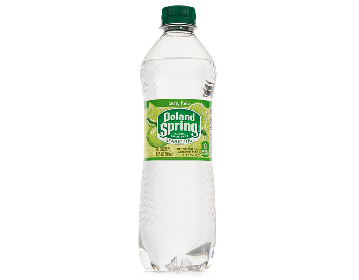 Sparkling Natural Spring Water Variety Pack 24 Half Liter Bottles A12017