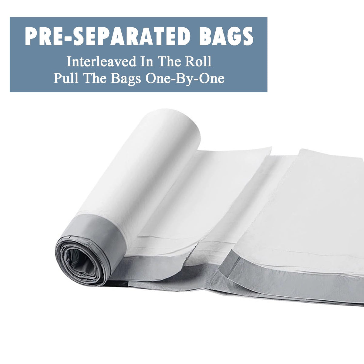 4 Gallon Drawstring Trash Bags 57 Count White V850949