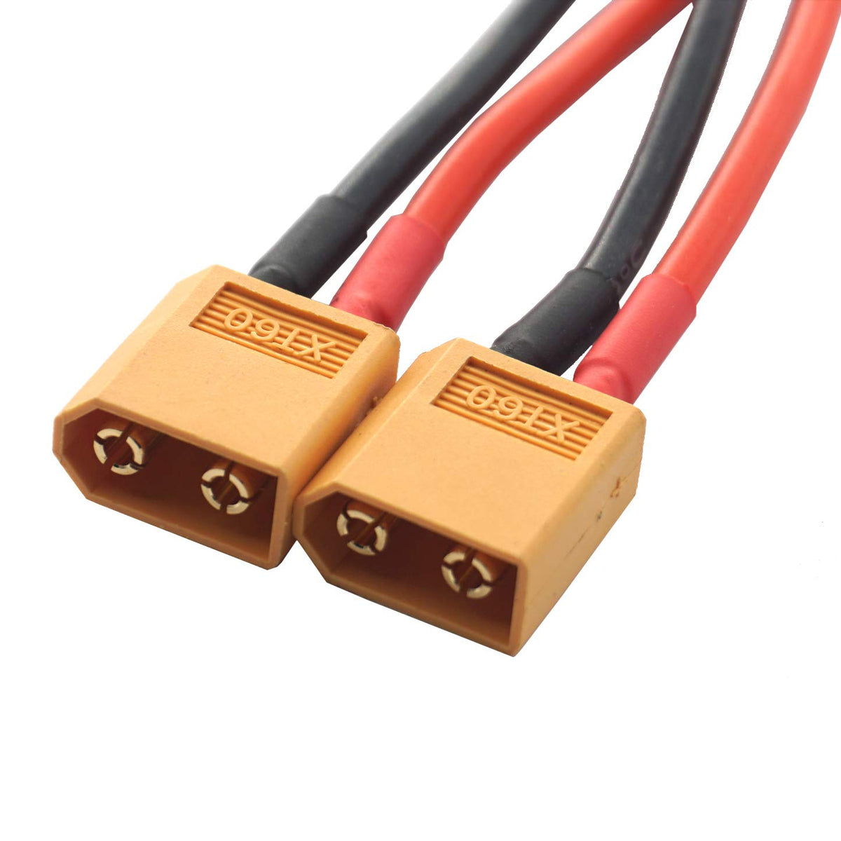 14AWG XT60 Parallel Battery Connector 2-Male to 1-Female Cable Y Splitter P44095