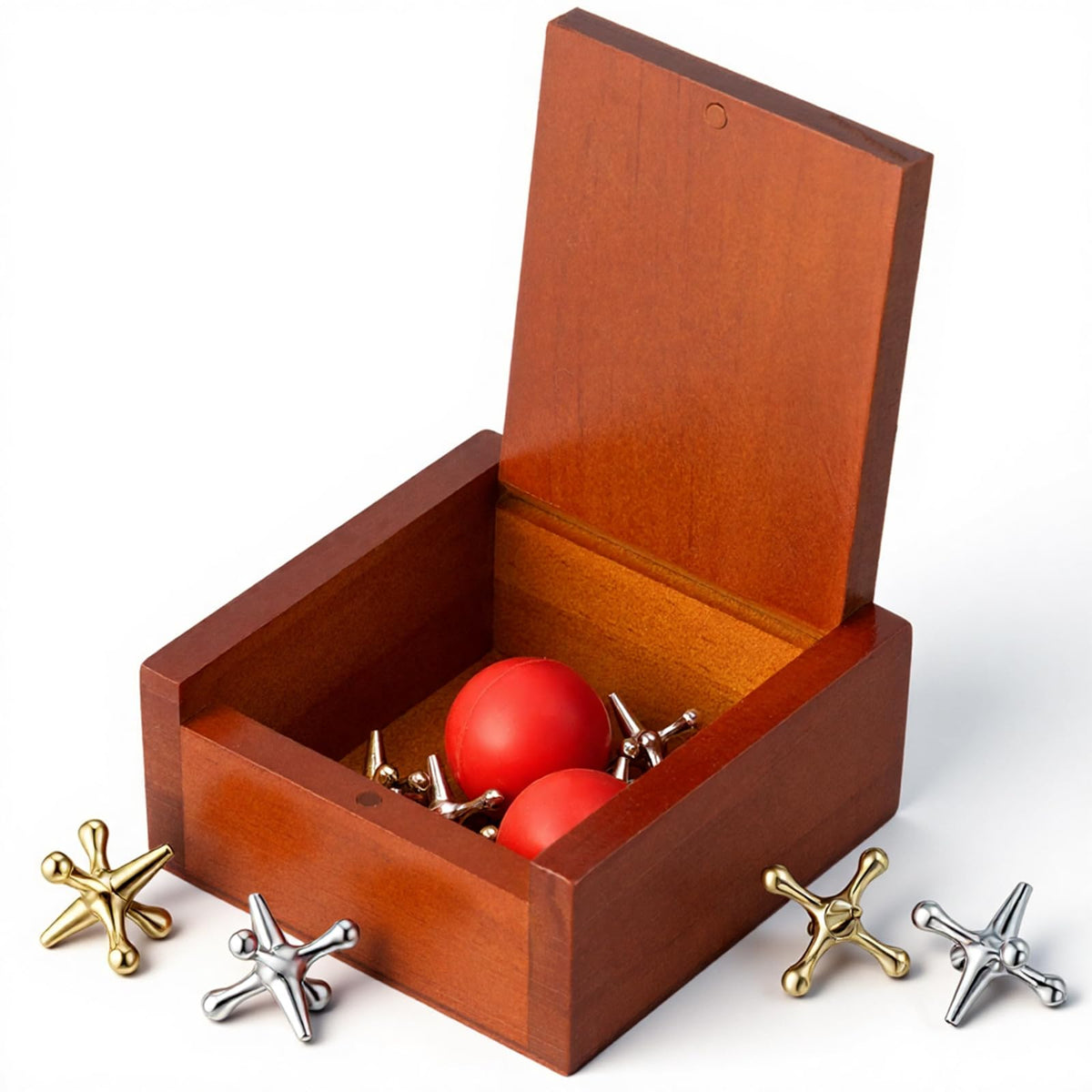 Metal Jacks Game with Balls U64203