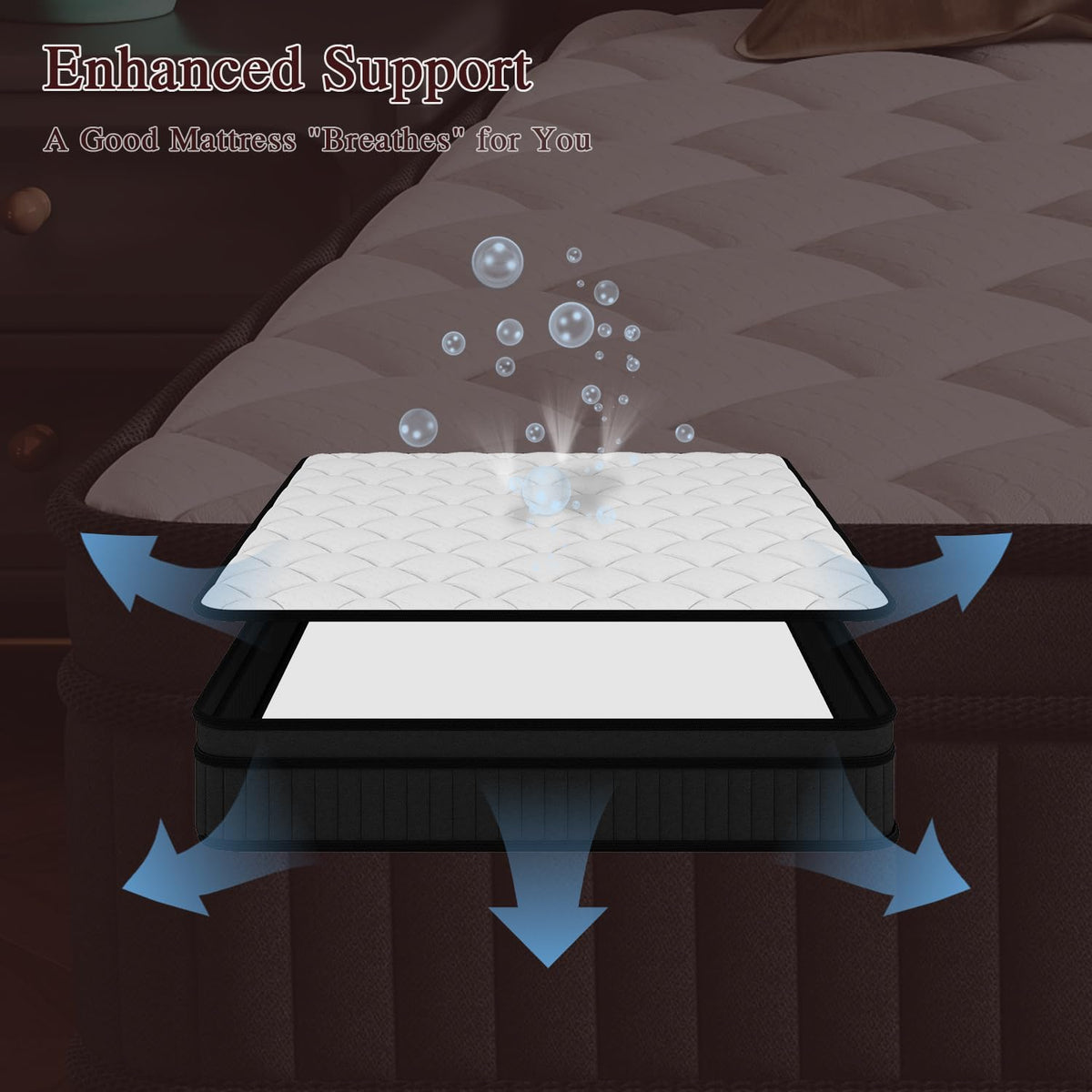 12 Inch Hybrid Full Mattress E469