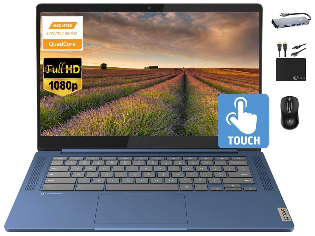 14" Touchscreen Slim Laptop 4GB RAM 128GB Storage Chrome OS E255743