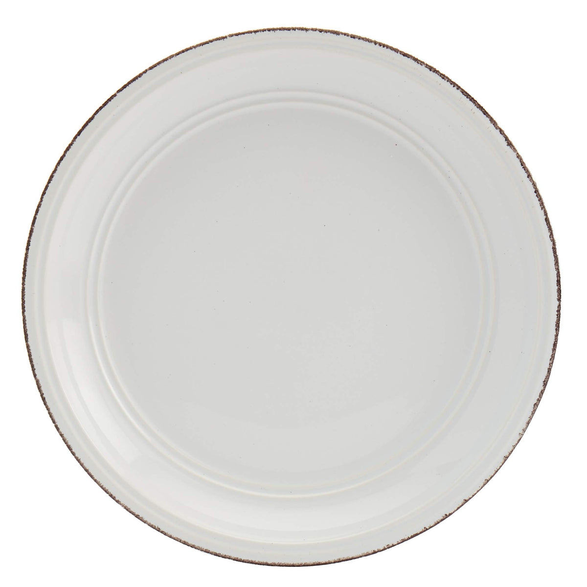 White 12 Piece Stoneware Dinnerware Set U20063