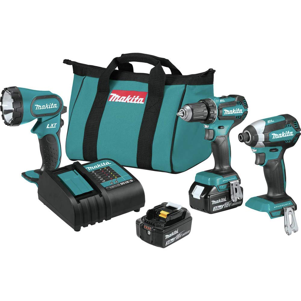18V LXT Lithium-Ion Brushless Cordless 3-Pc. Combo Kit (3.0Ah) Z653