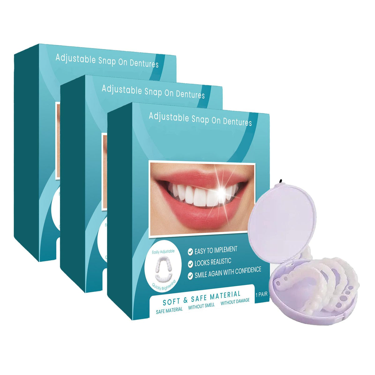 Clip on Veneers Silicone Kit for Both Upper and Lower (3Set) S3403