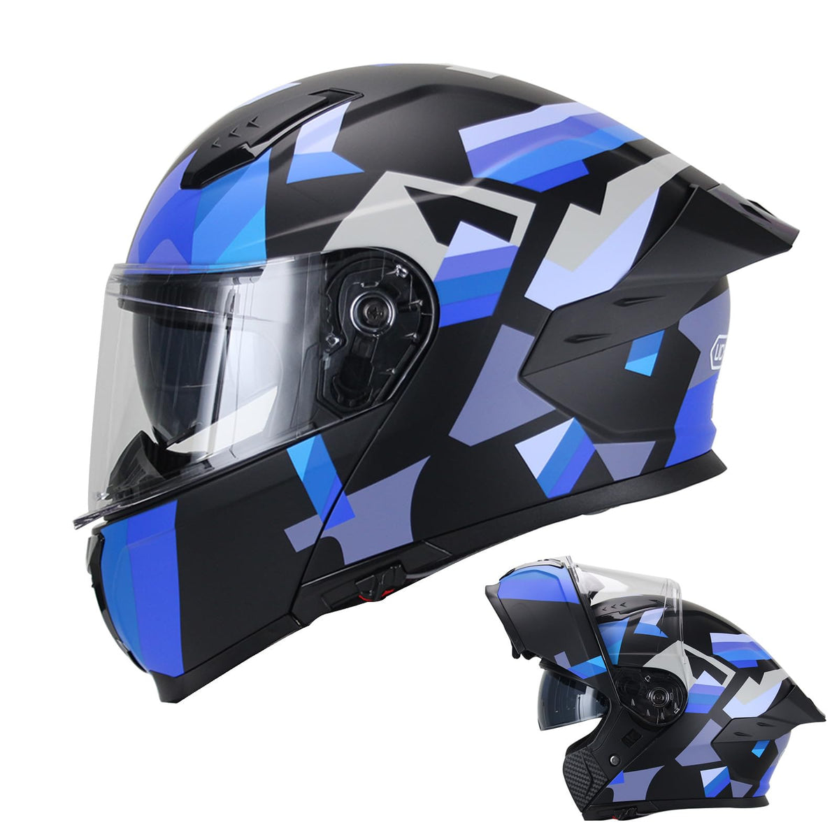 Heavy Duty Flip Up Modular Motorcycle Helmet R436471