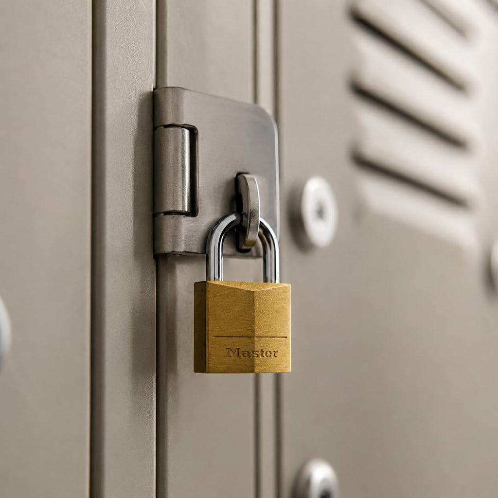 Solid Brass Padlock, 3/4 in. Wide K368