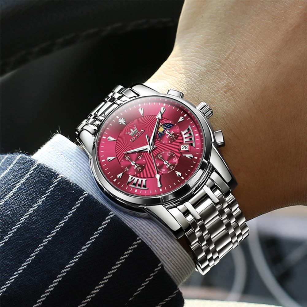 Waterproof Stainless Steel Chronograph Watch K89640
