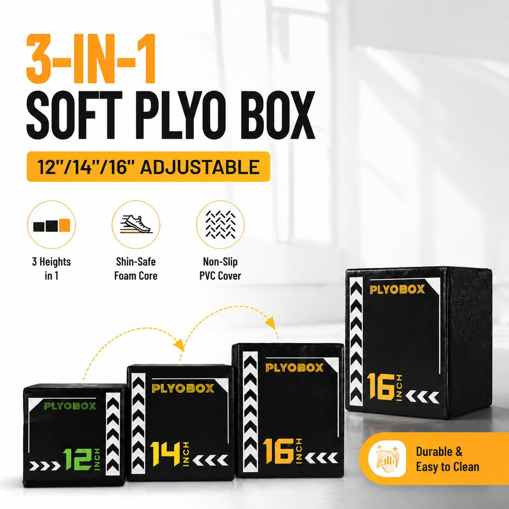 3-in-1 Foam Plyo Box L337