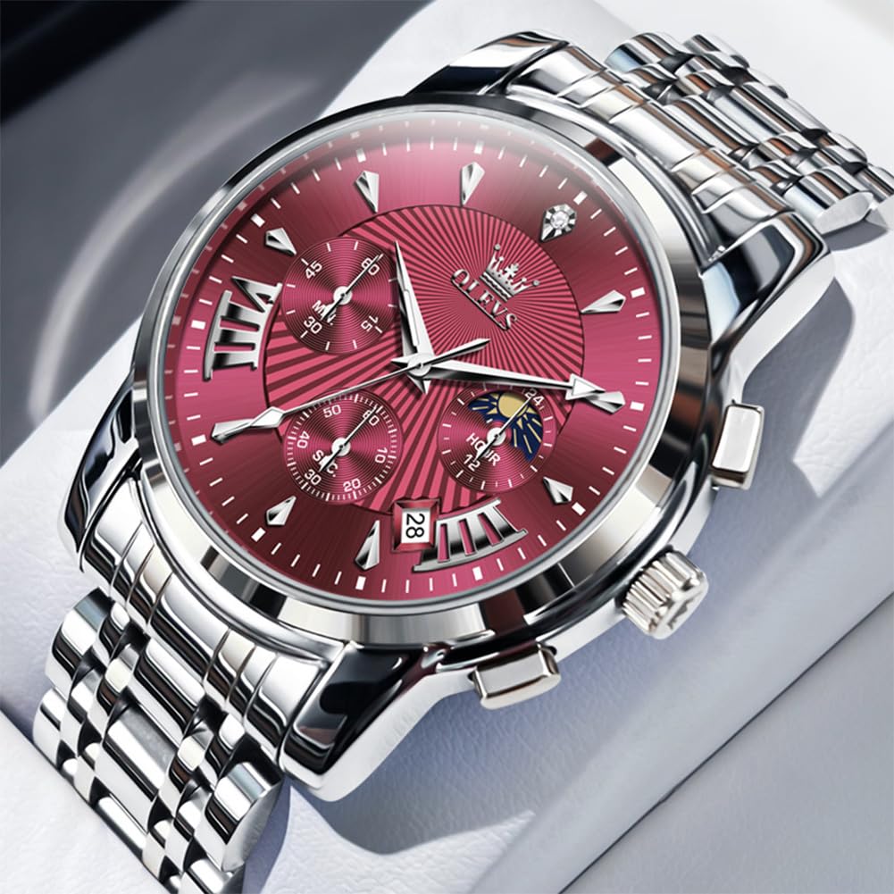 Waterproof Stainless Steel Chronograph Watch K89640