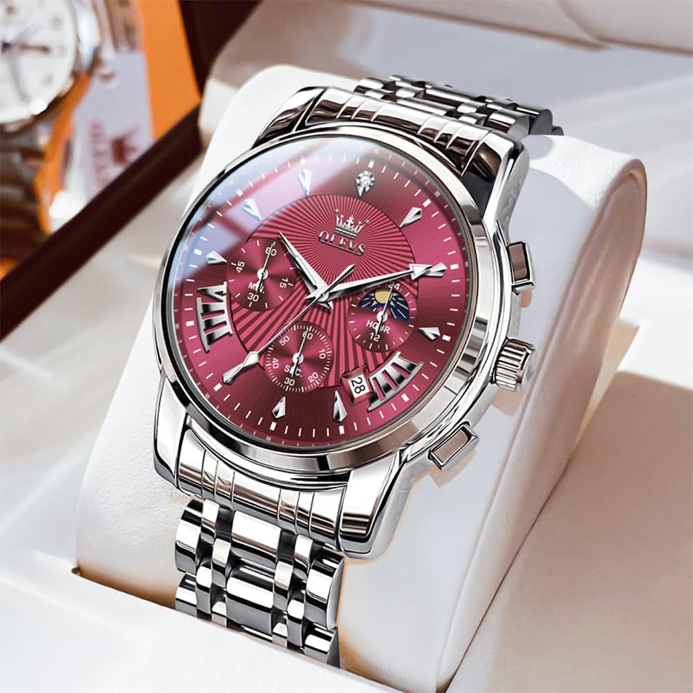 Waterproof Stainless Steel Chronograph Watch K89640