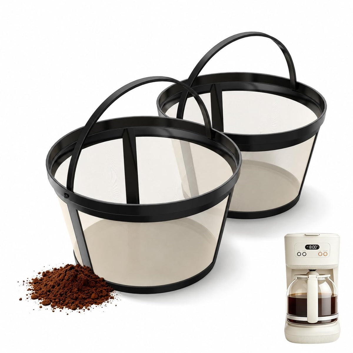 2 Pack Reusable Coffee Filters G270