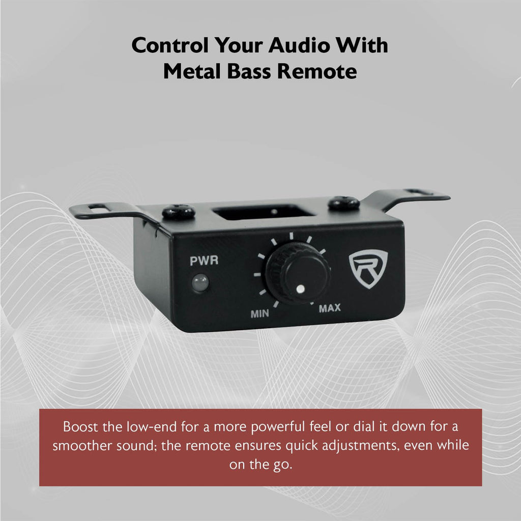 10" Slim Under-Seat Powered Car Subwoofer H517308
