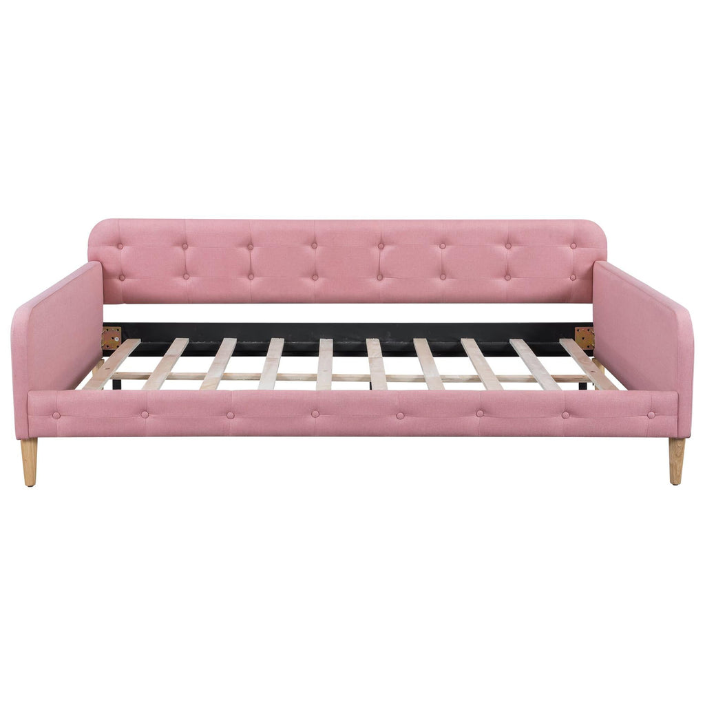 Pink Twin Size Upholstered Daybed B629807