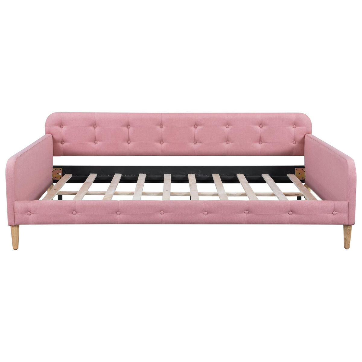 Pink Twin Size Upholstered Daybed B629807