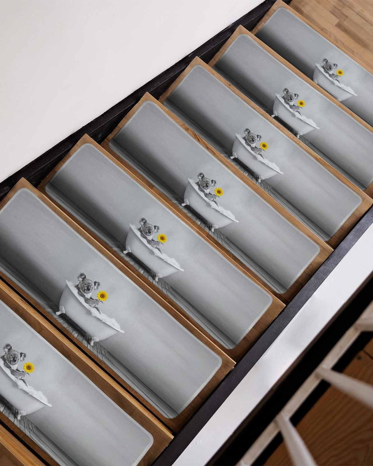 Non Slip Indoor Stair Treads 4 Pcs 8 x 30 Inch B95264