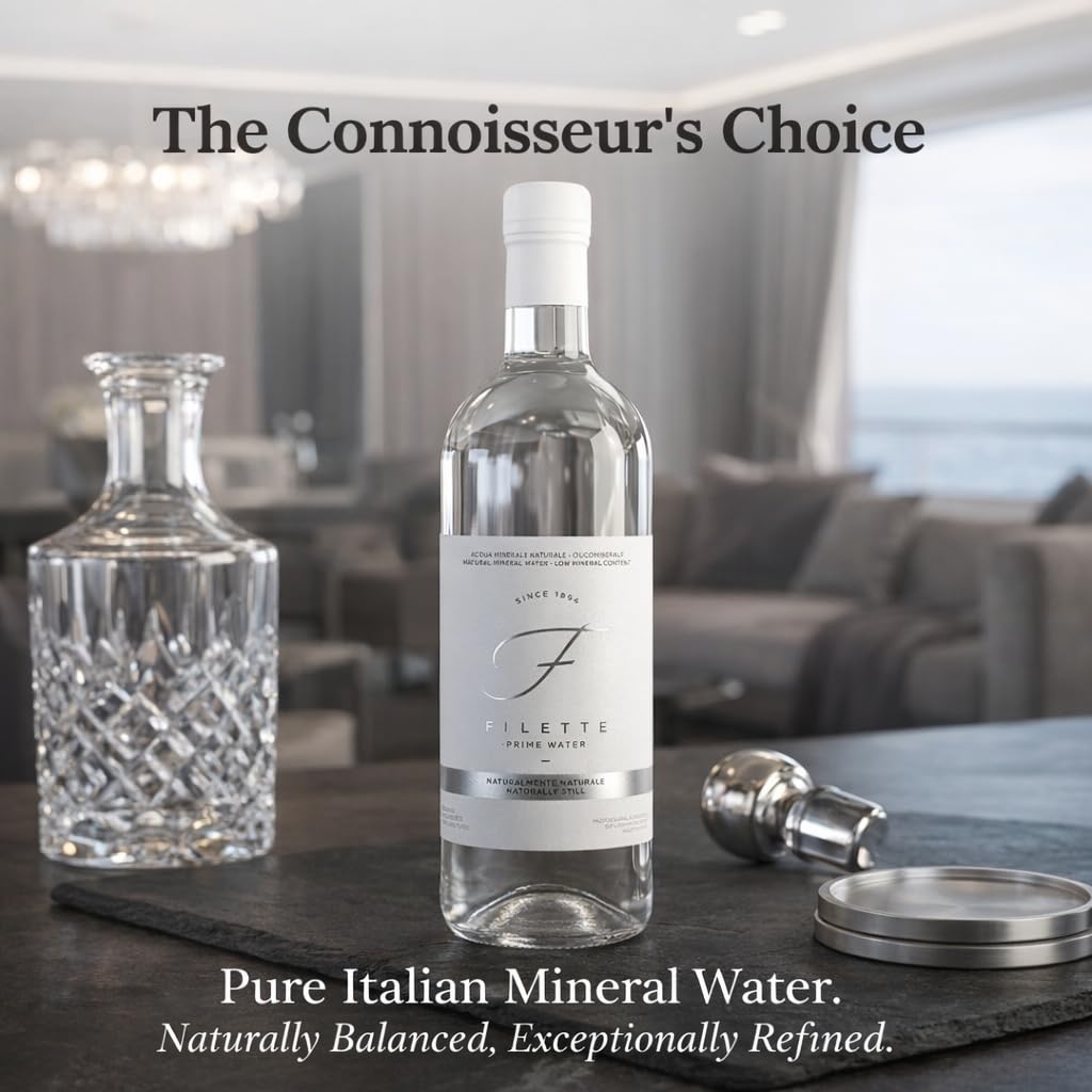 Natural Mineral Water 25 fl oz Glass Bottles Pack of 6 E82714