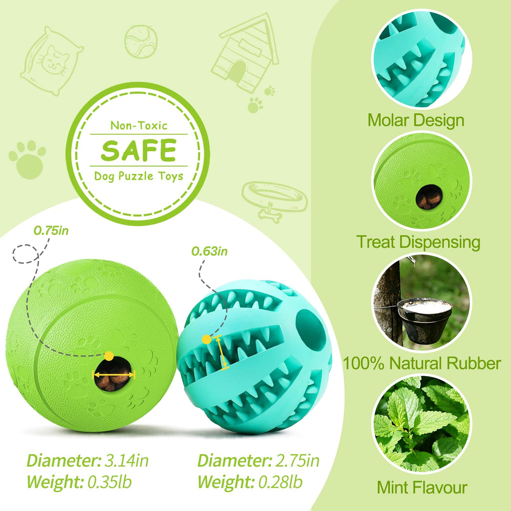 2 Pack Interactive Dog Puzzle Toys N60406