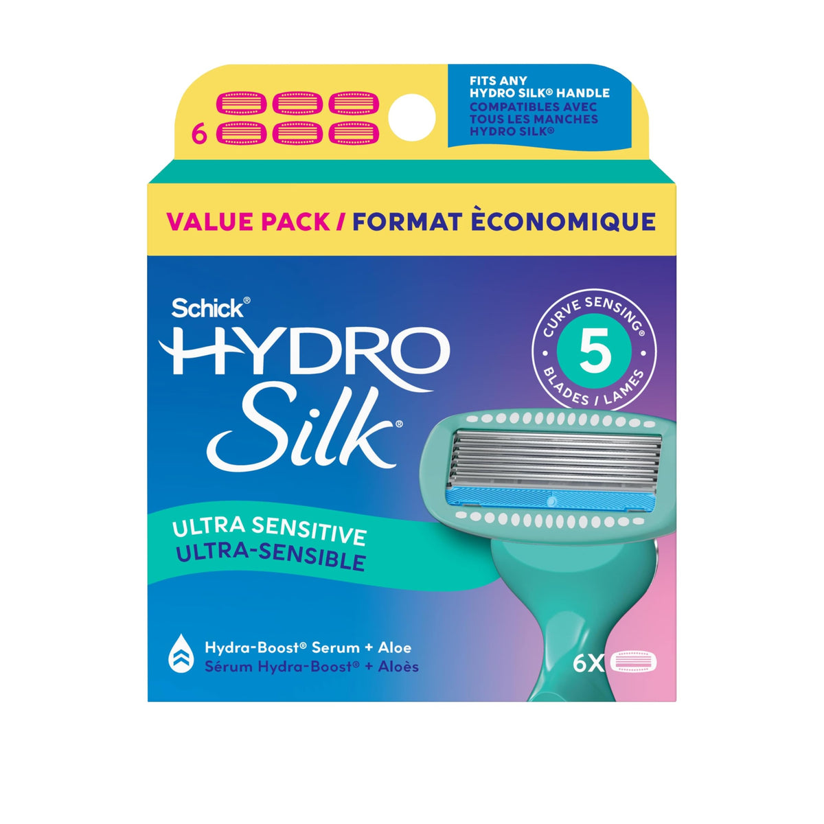 Sensitive Razor Blade Refills, 6 Count K2961
