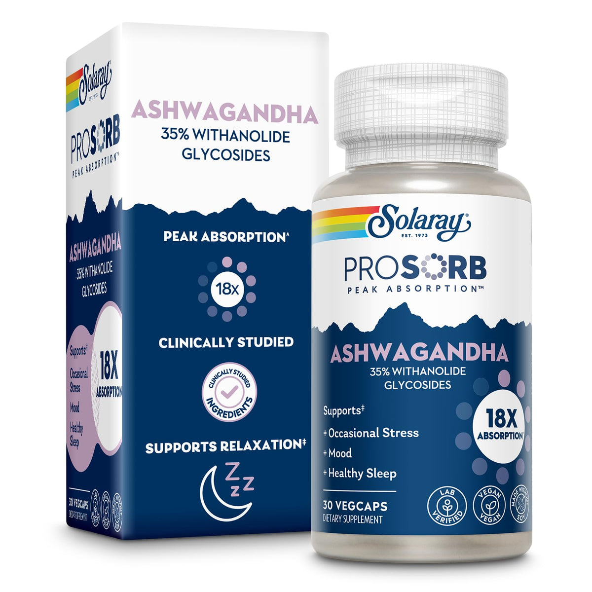 Ashwagandha Root and Leaf Extract 240 mg Vegan Capsules J174286