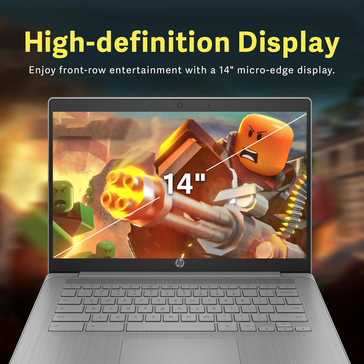 14" HD Chromebook, Quad-Core Celeron, 4GB RAM, 192GB Storage A291057