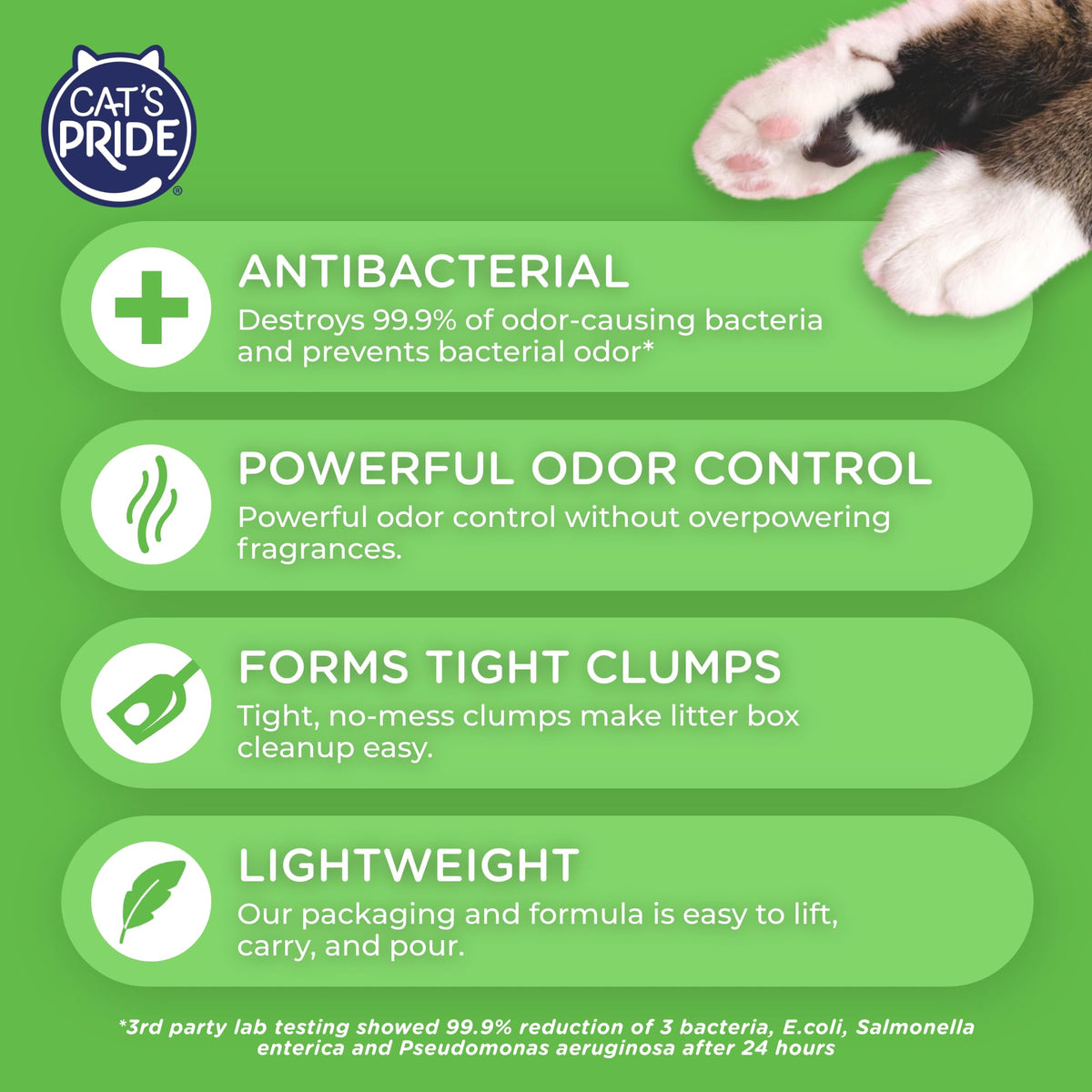 Antibacterial Odor-Eliminating Scented Cat Litter 12lb X9316