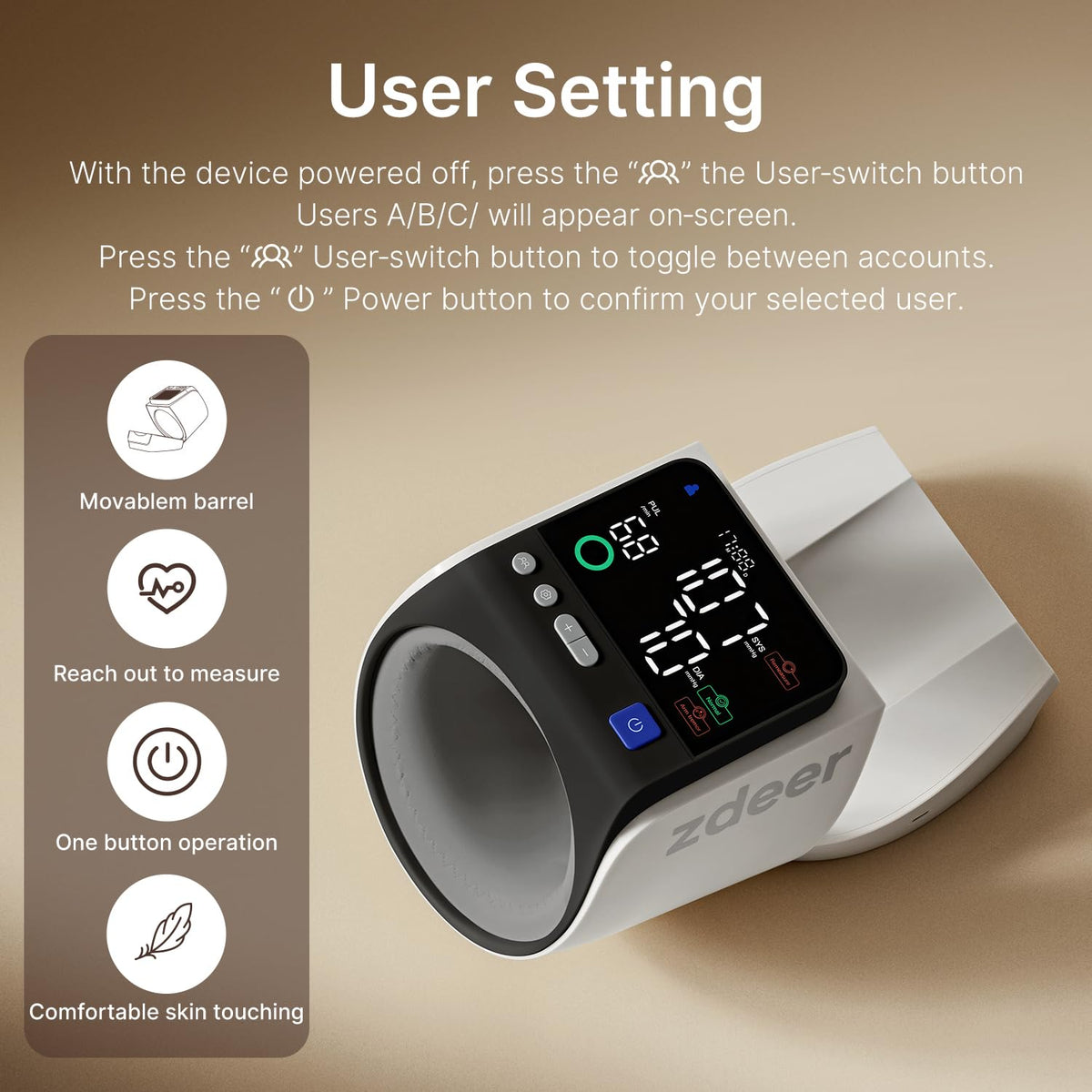 Automatic Blood Pressure Monitor S424