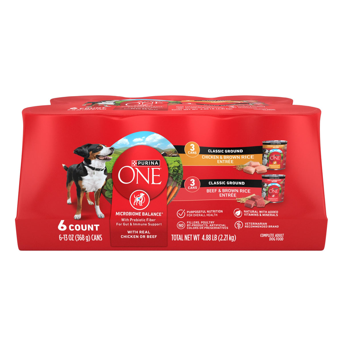 Wet Dog Food Variety Pack 6 13 oz Cans L677