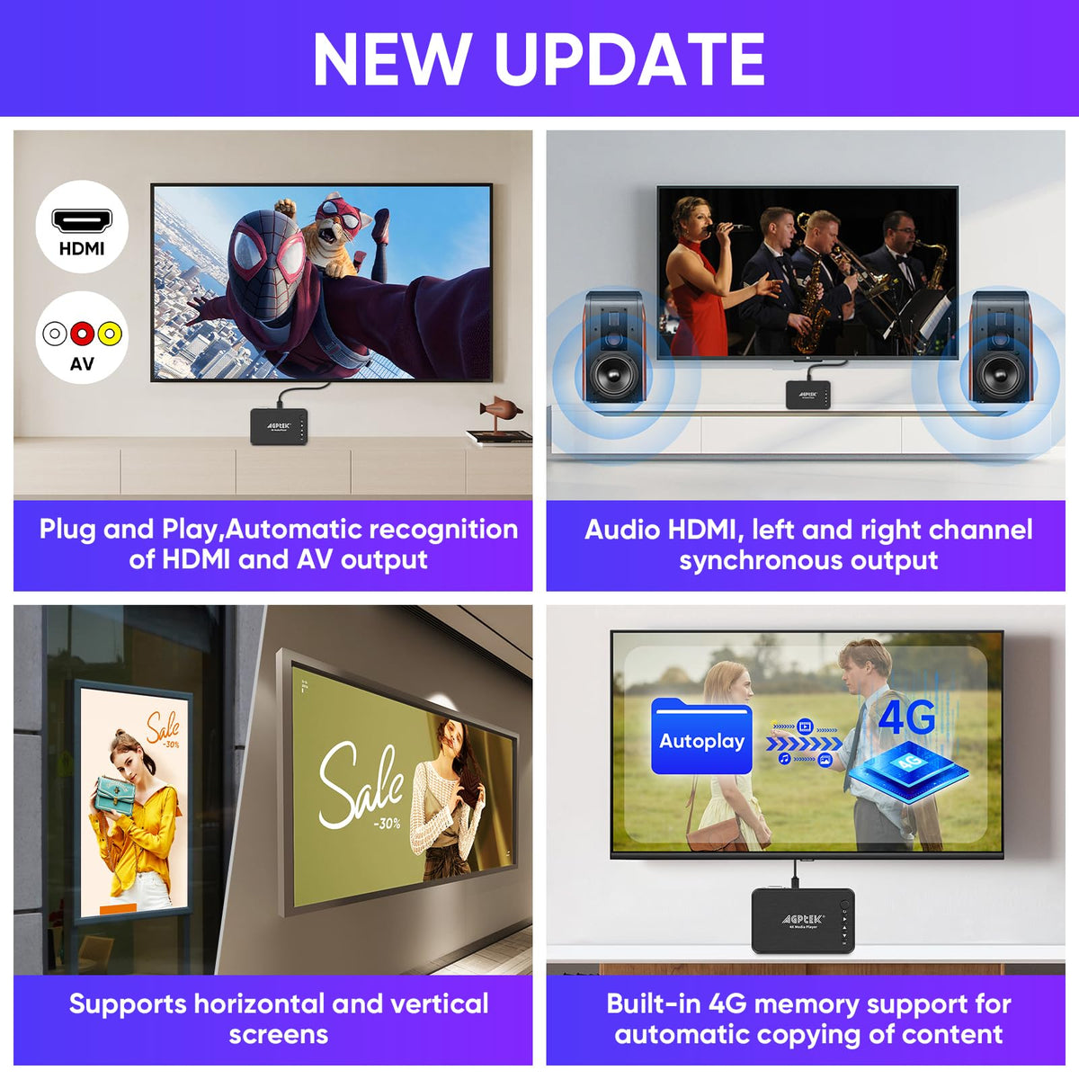 4K HDMI TV Media Player V792