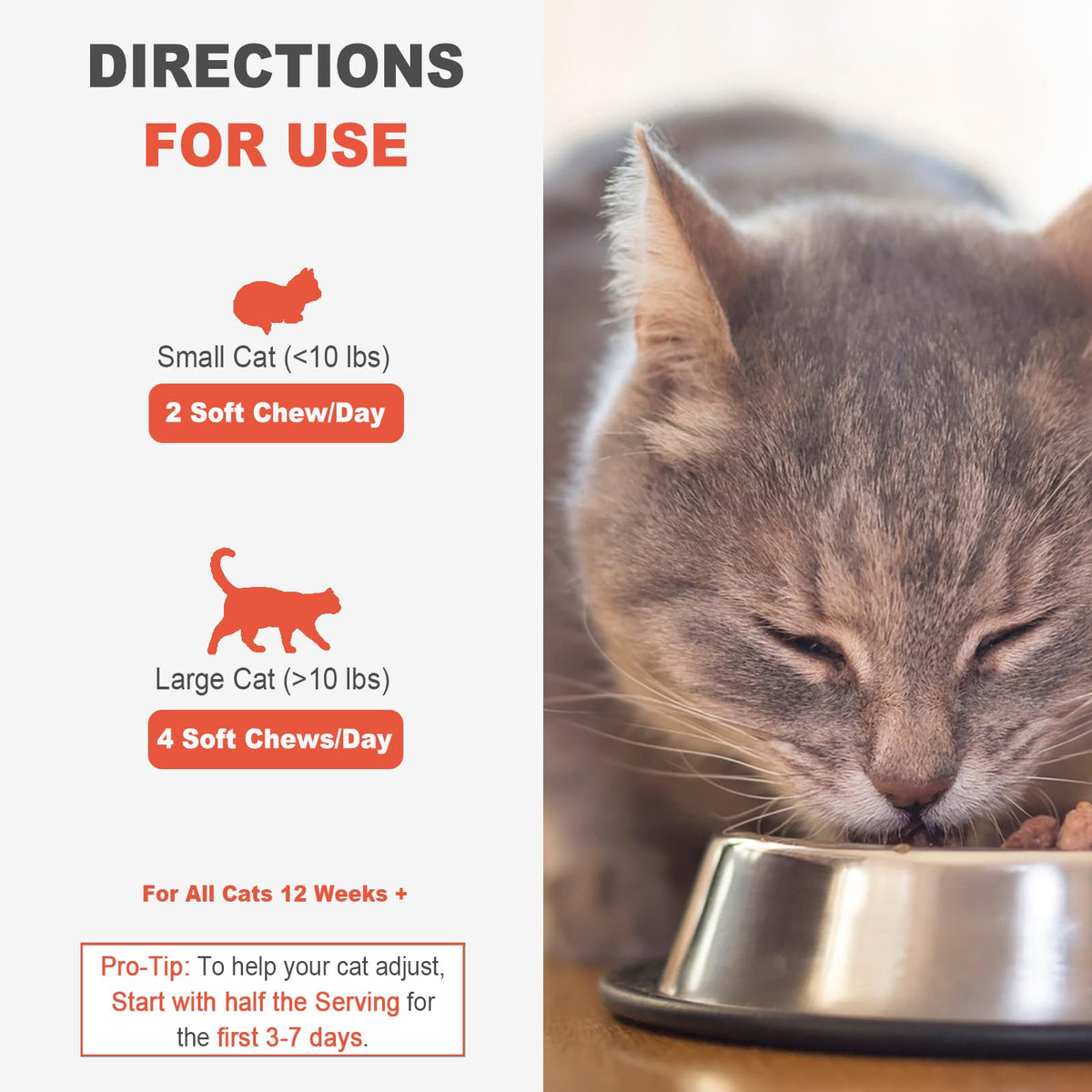 Hairball Control Soft Chews for Cats, Chicken Flavor, 100 Count O2837